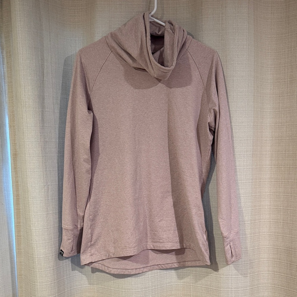 Women's Cowl Neck Sweater - Light Pinkish purple
